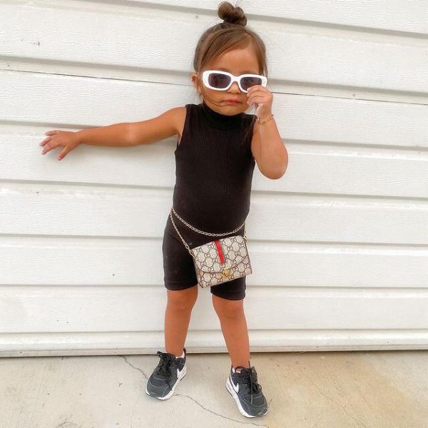 Sleeveless solid color rompers for boys and girls