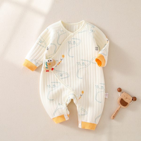 Warm quilted newborn clothing